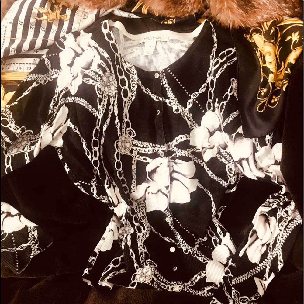 B&W Blouse